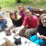 Майстер клас "Квіти з органзи" 6