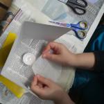 Майстер клас "Квіти з органзи" 7