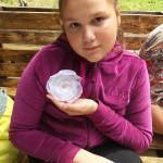 Майстер клас "Квіти з органзи" 17