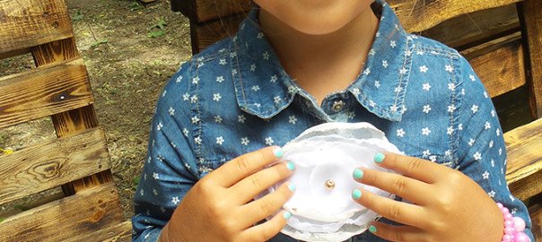 Майстер клас "Квіти з органзи" 3