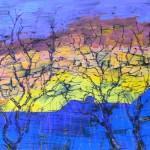 Кракелюрний пейзаж 3